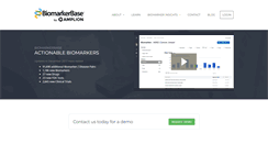 Desktop Screenshot of biomarkerbase.com