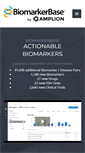 Mobile Screenshot of biomarkerbase.com
